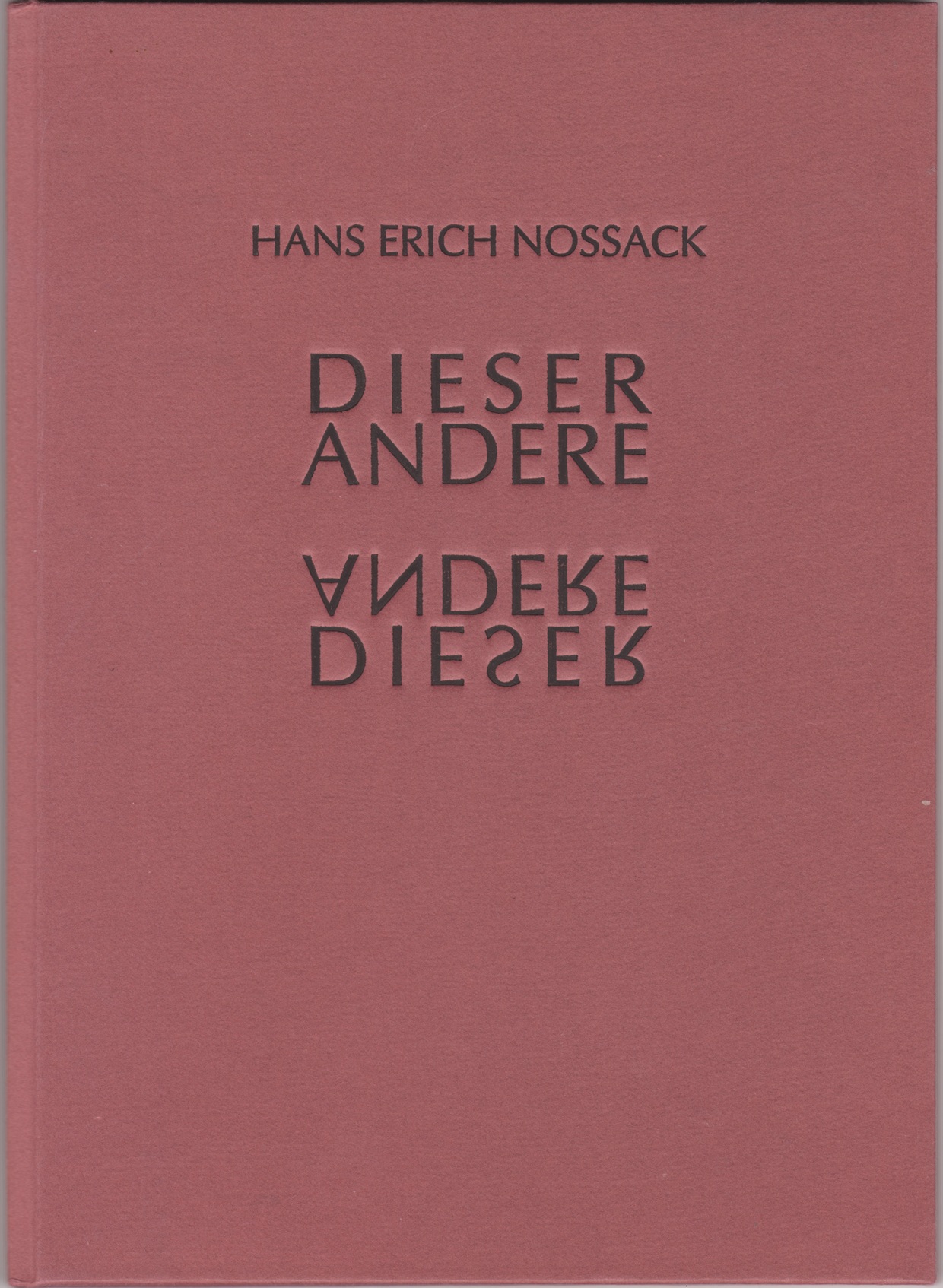 Cover: Dieser Andere