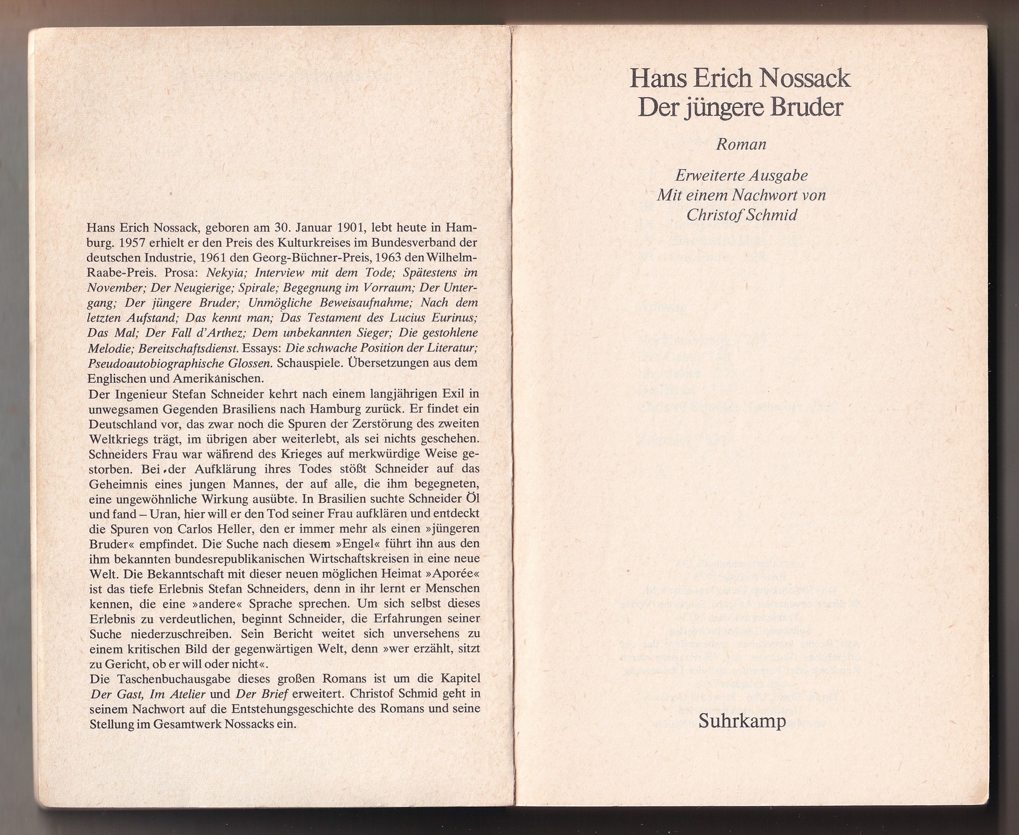 Titelblatt: Der jüngere Bruder