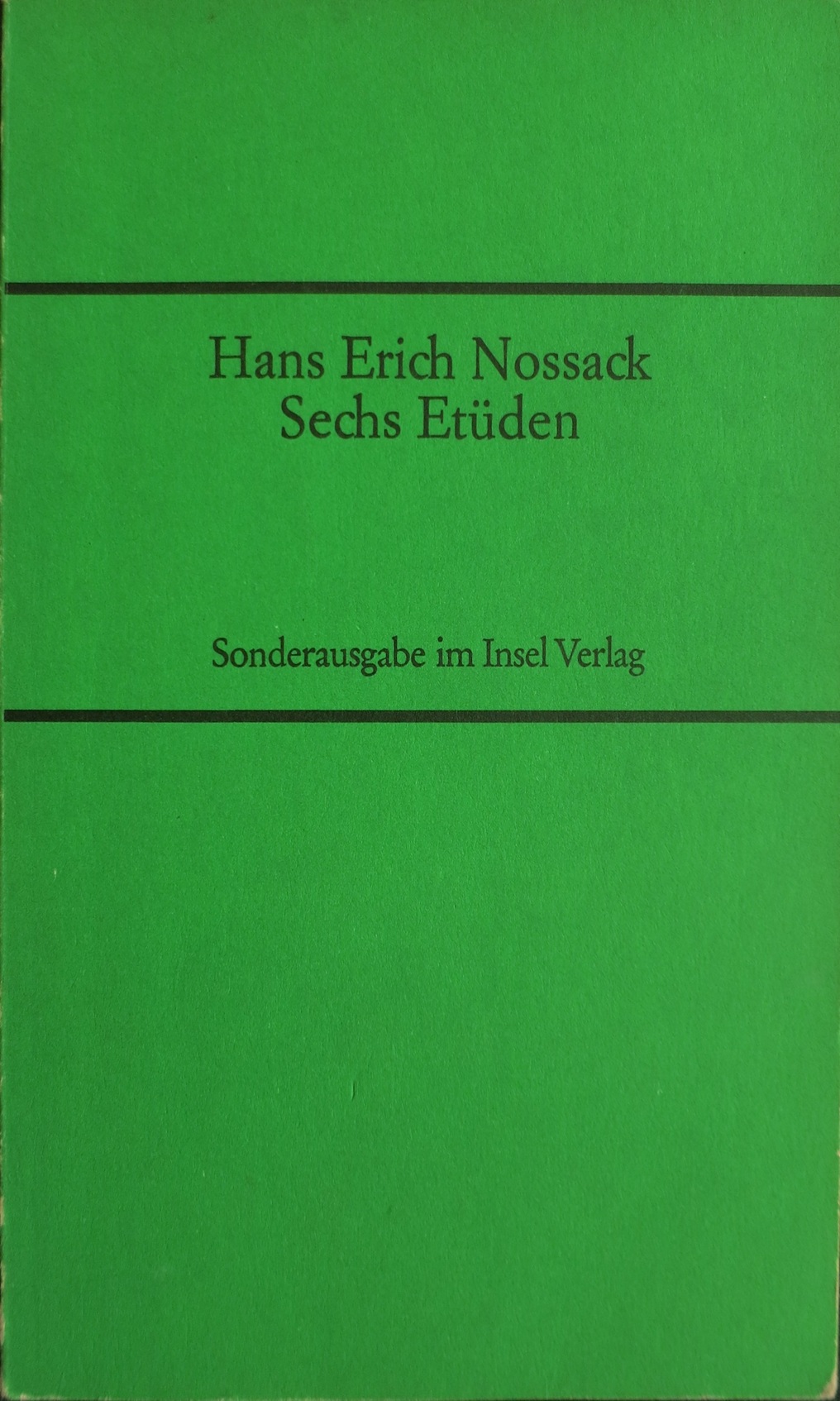 Cover Sechs Etüden