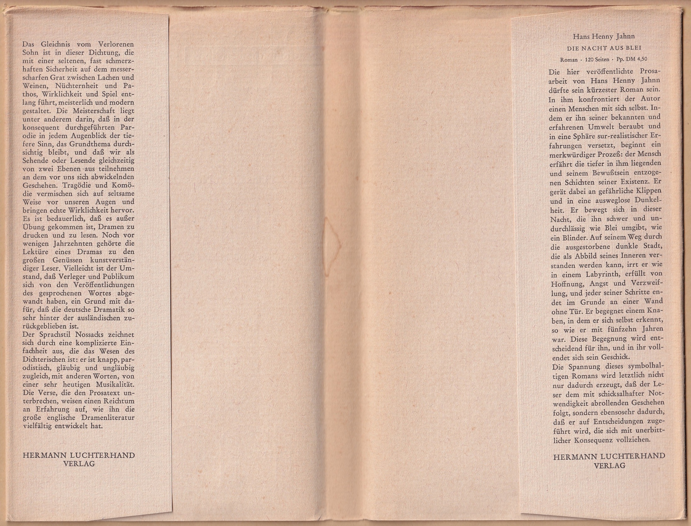 Klappentext: Hauptprobe