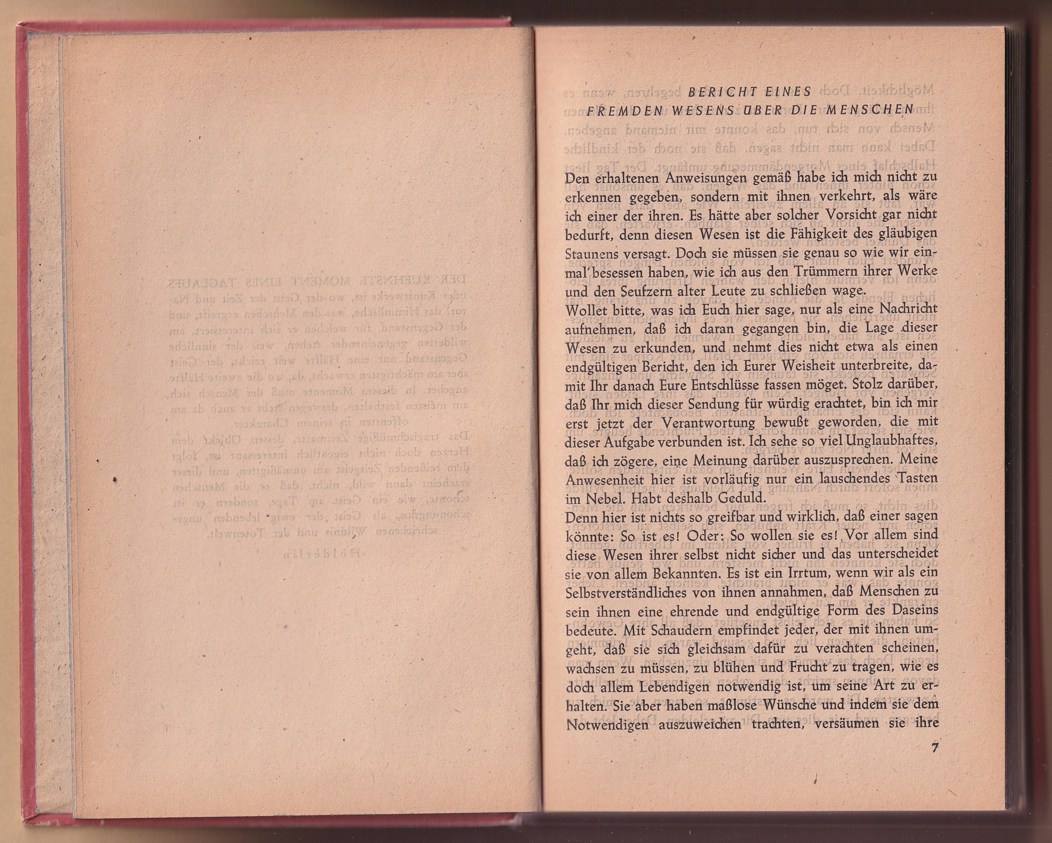 Textanfang: Interview mit dem Tode