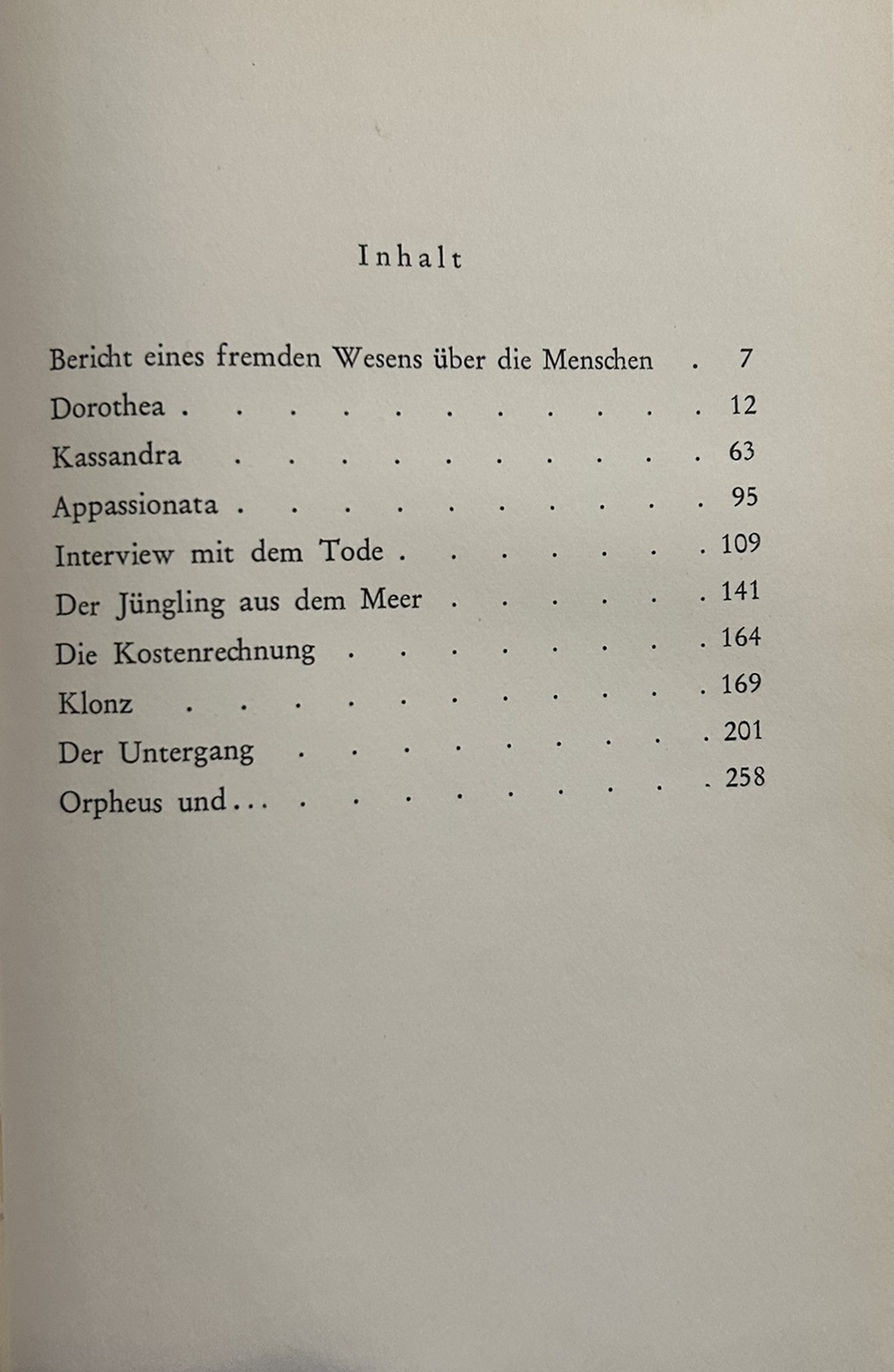 Inhalt: Interview mit dem Tode