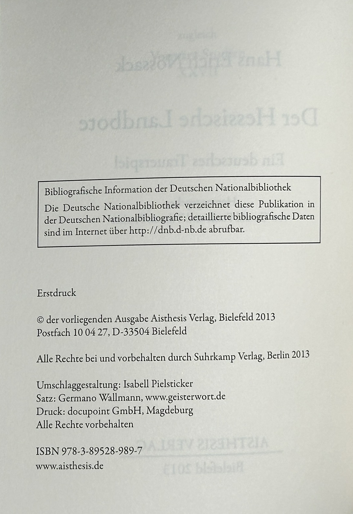 Impressum: Landbote