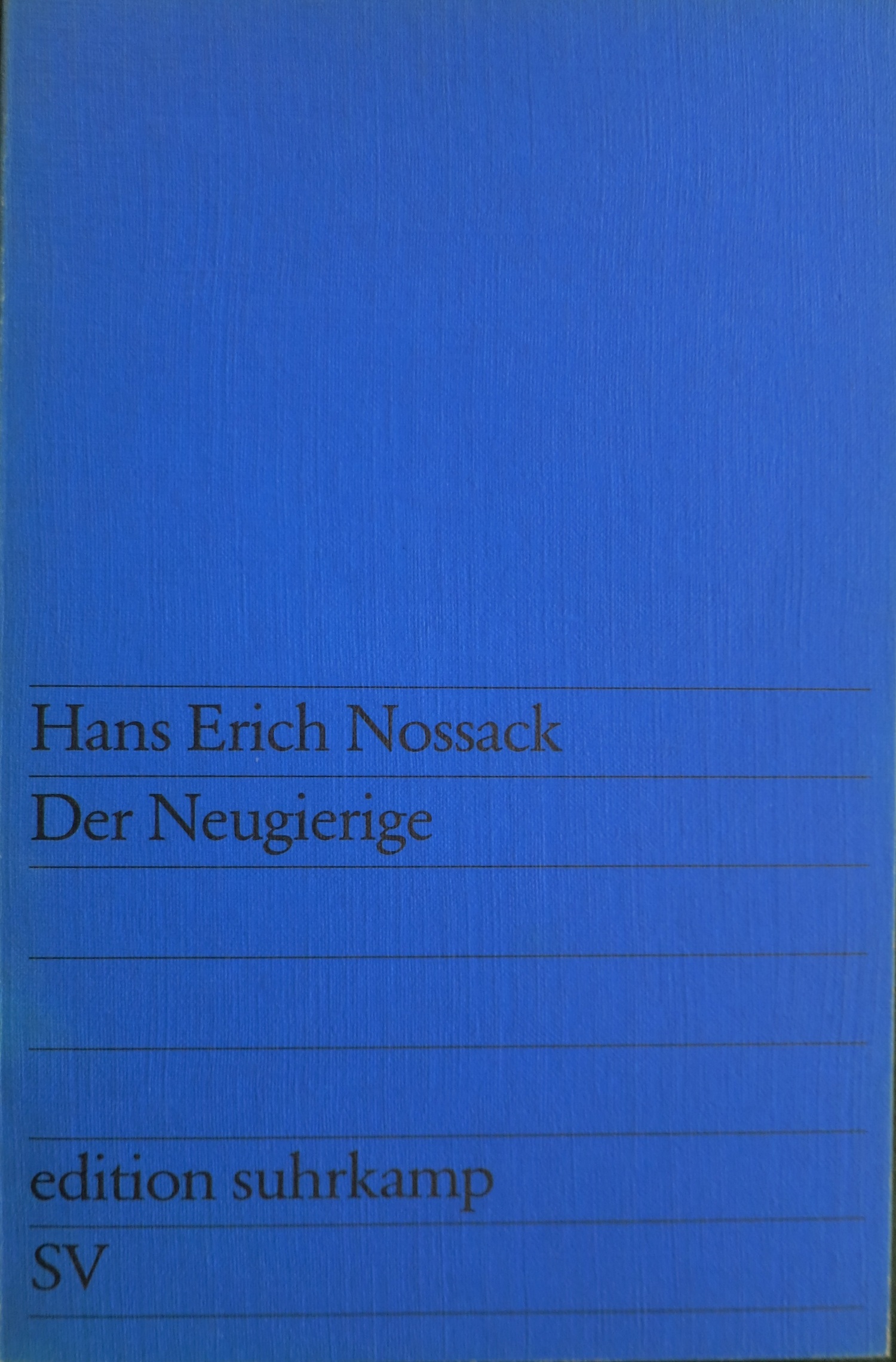 Umschlag: Der Neugierige