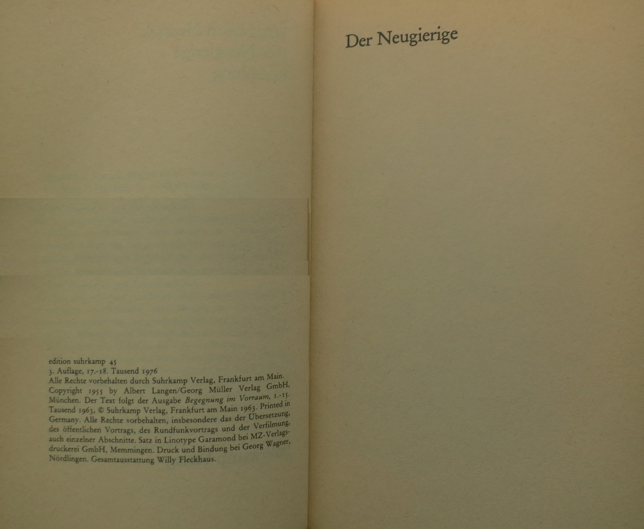 Impressum: Der Neugierige