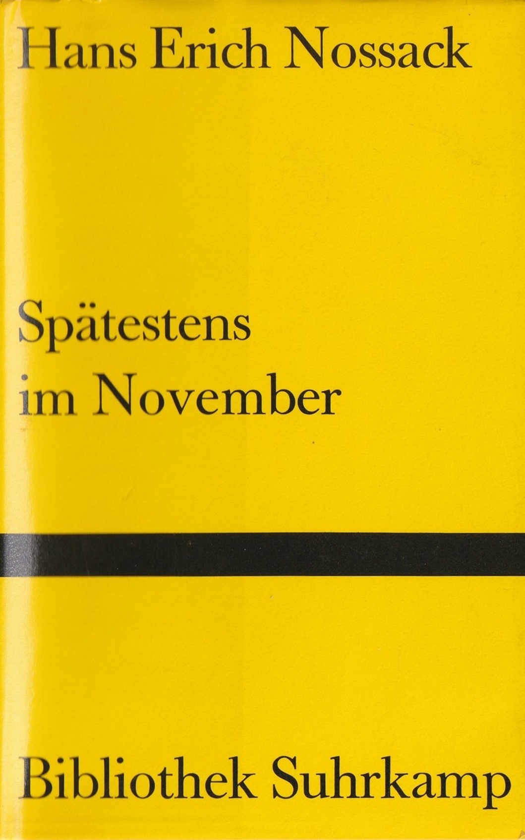 Umschlag: Spätestens im November (1972 - 1984 - 1992 - 2003)