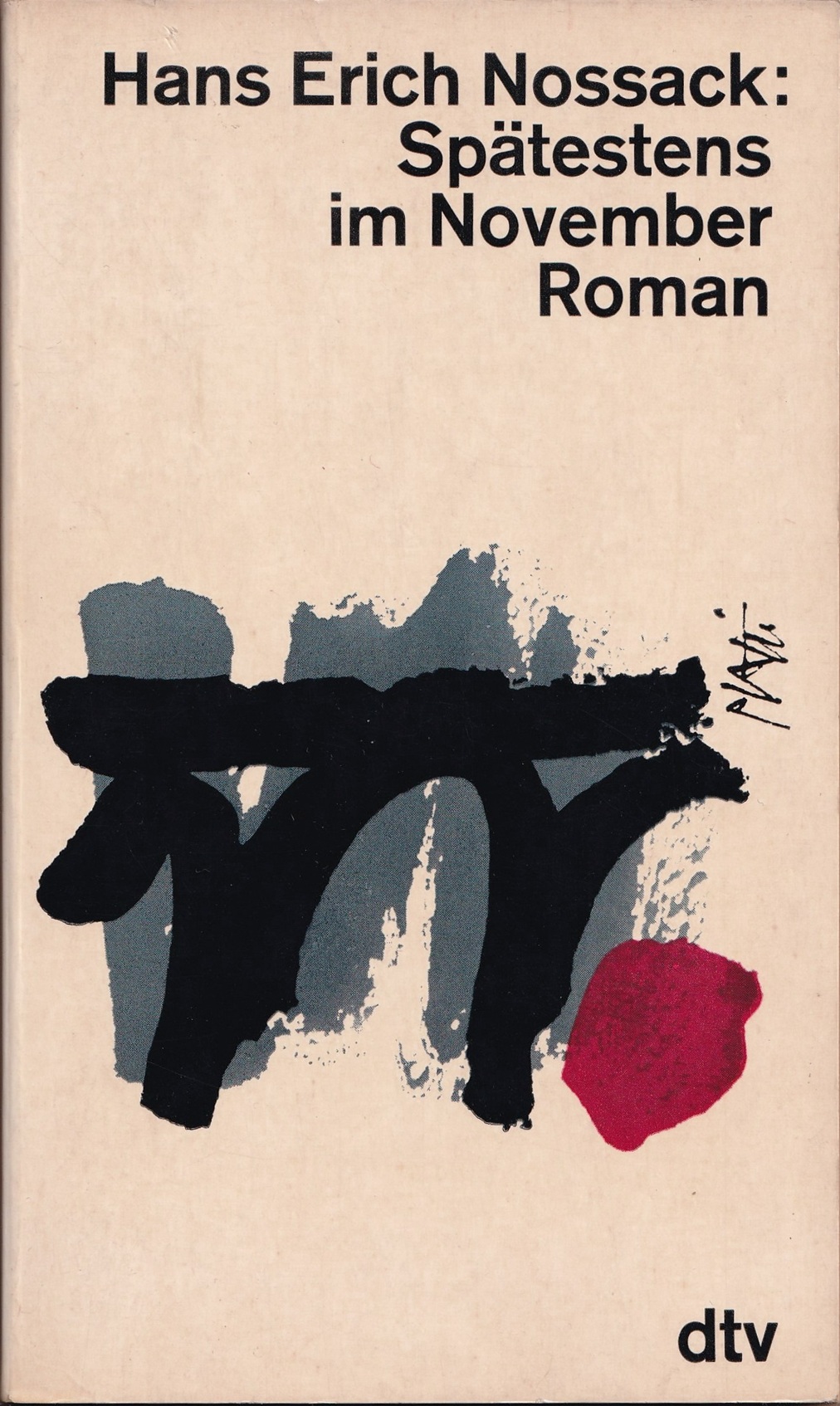 Titelblatt: Spätestens im November 1963