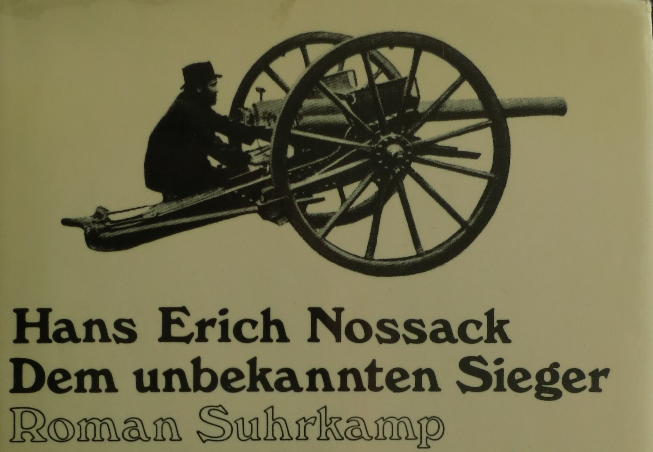 Umschlag: Dem unbekannten Sieger