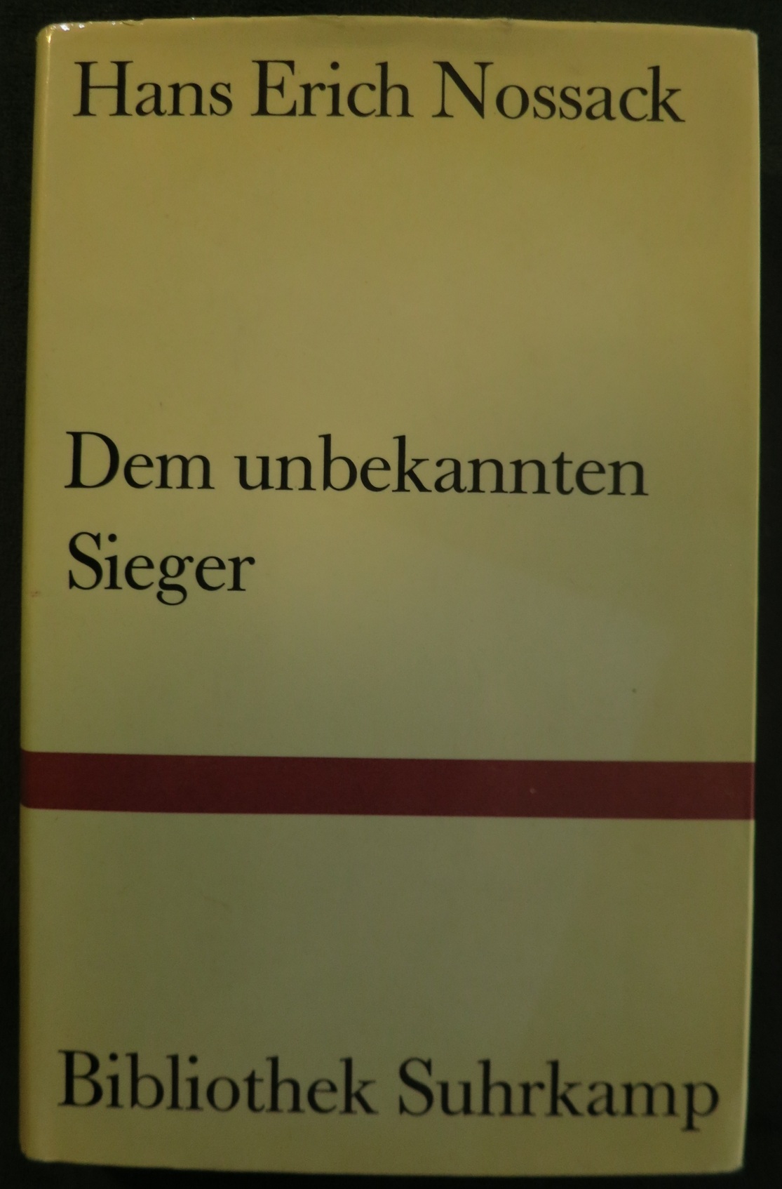 Cover: Dem unbekannten Sieger