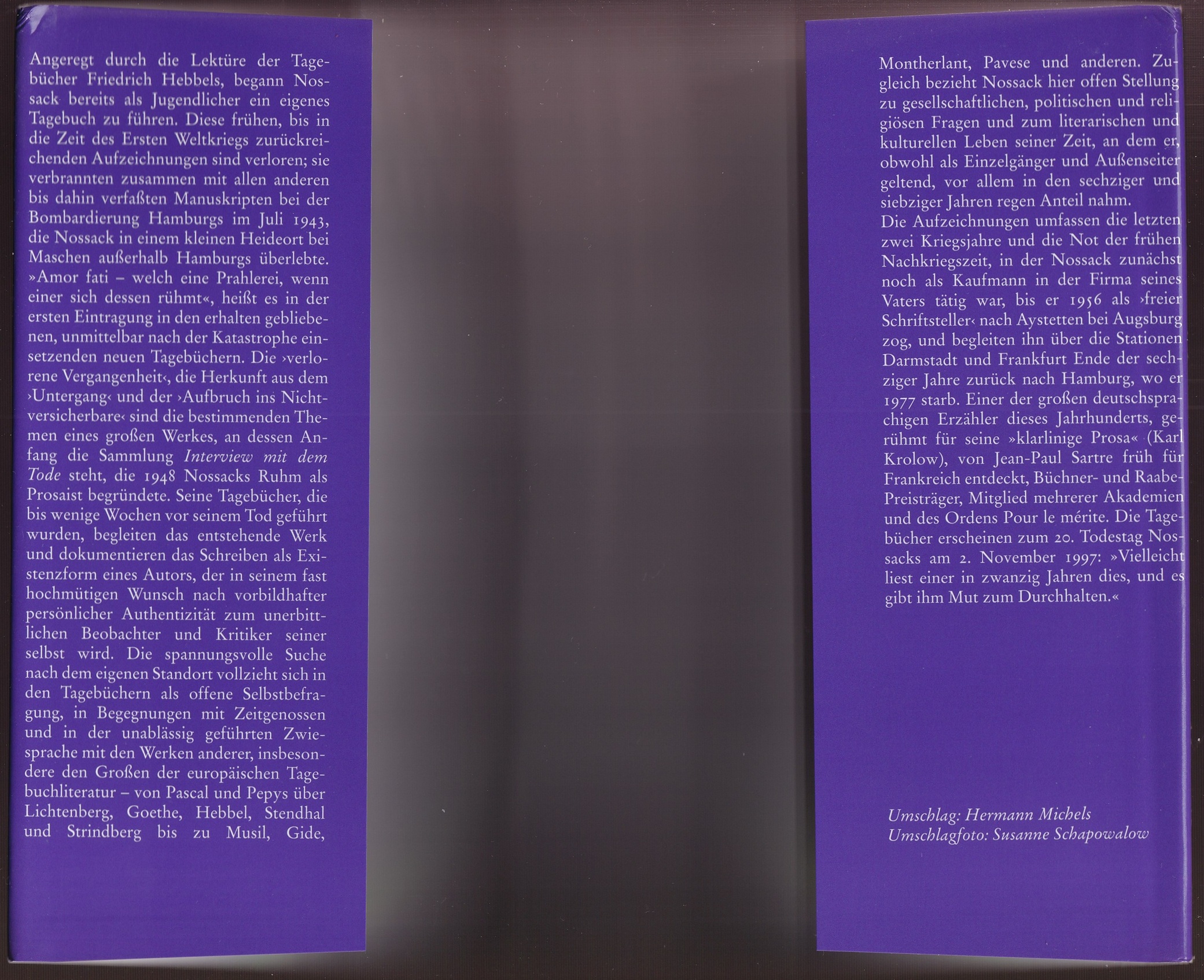 Klappentext Tagebücher