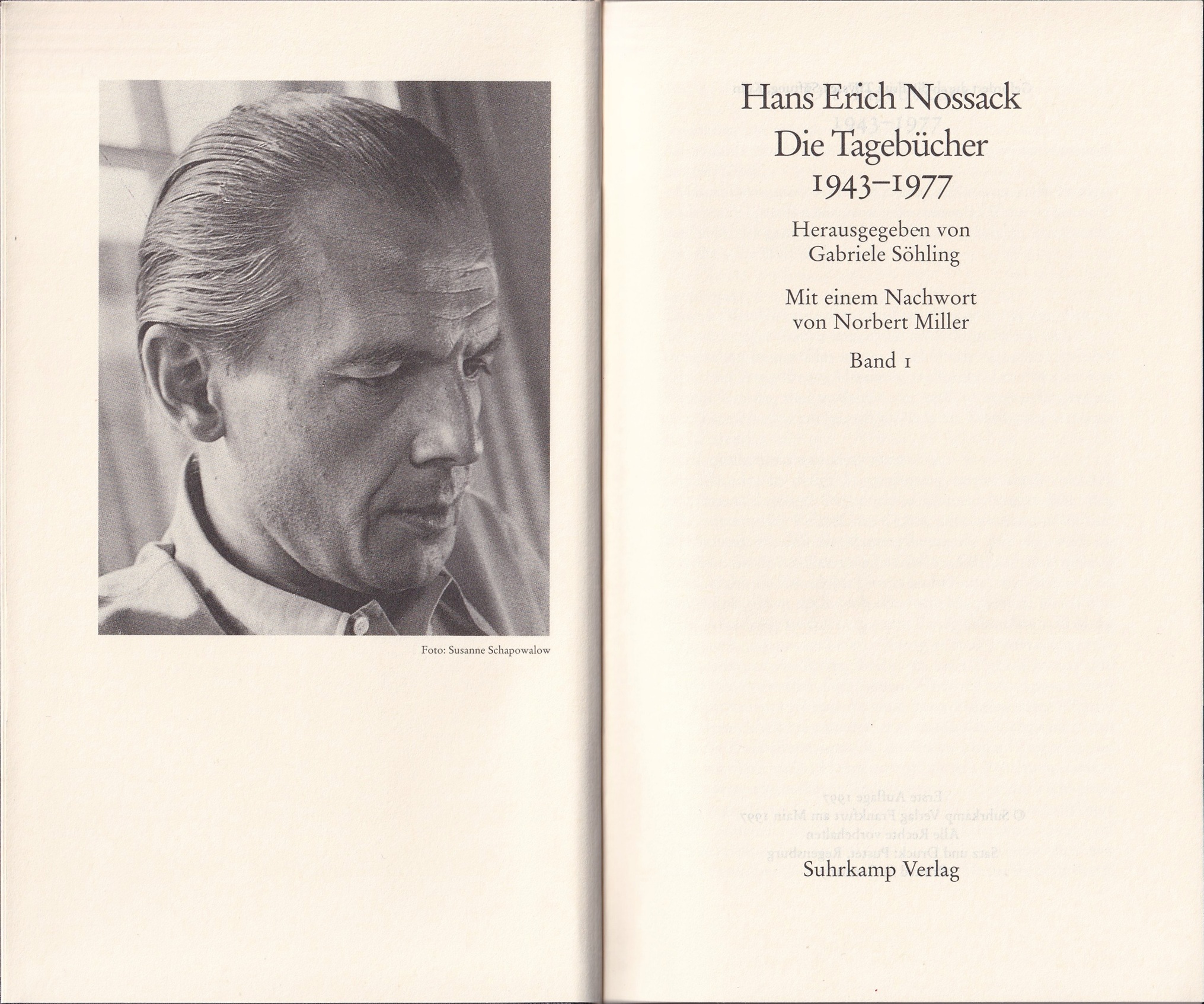 Titel: Tagebücher Band 1