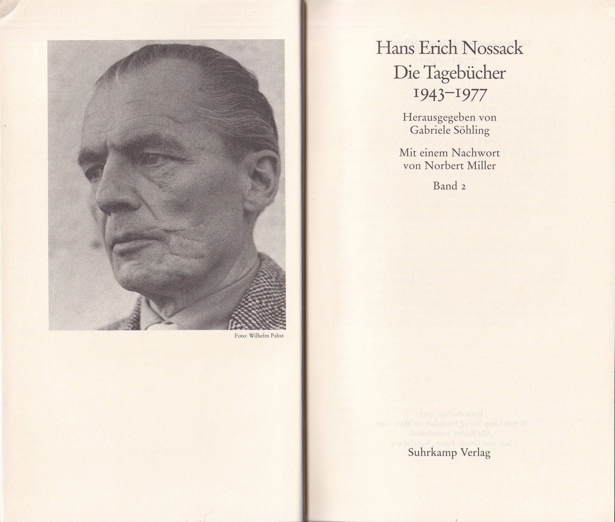 Titel: Tagebücher Band 1