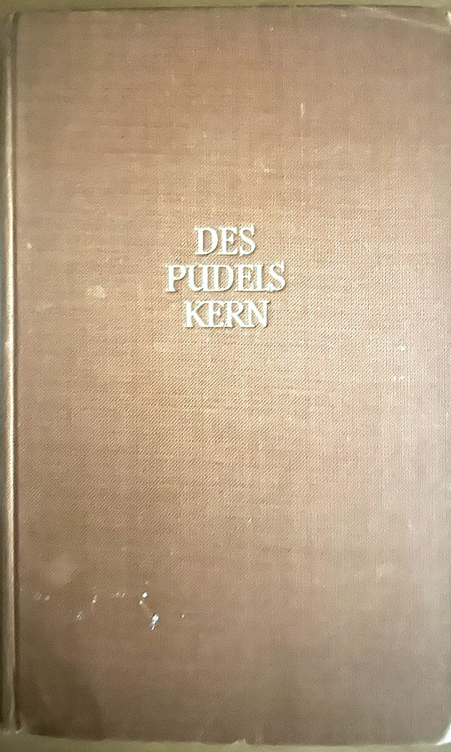 Buchcover: Des Pudels Kern