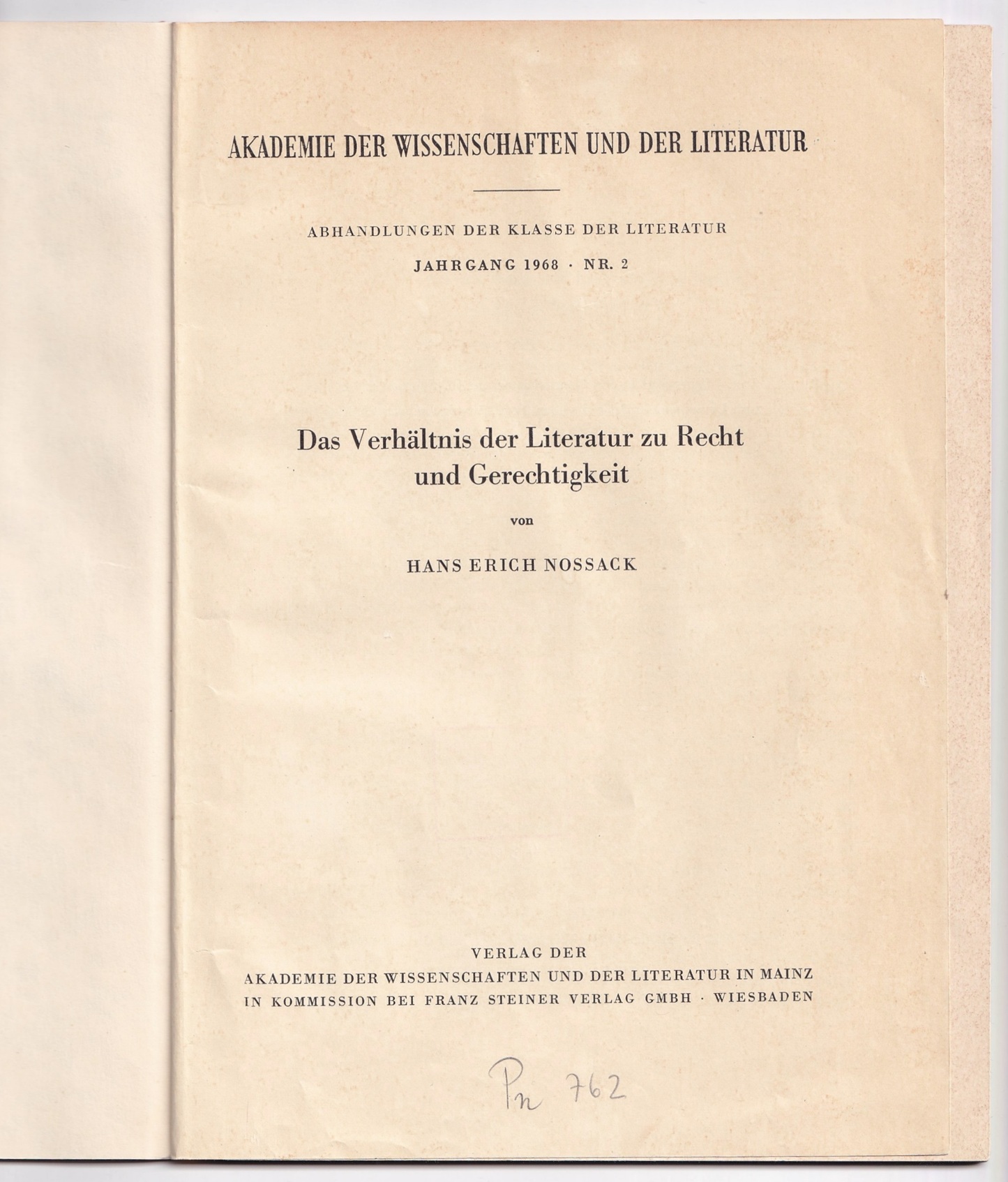 Umschlag: Die schwache Position der Literatur