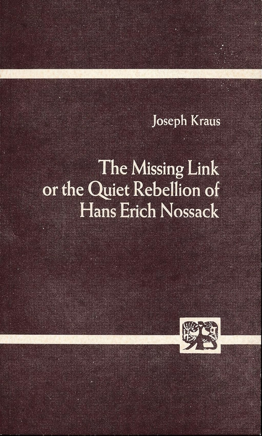 Buchcover: Joseph Kraus: The Missing Link